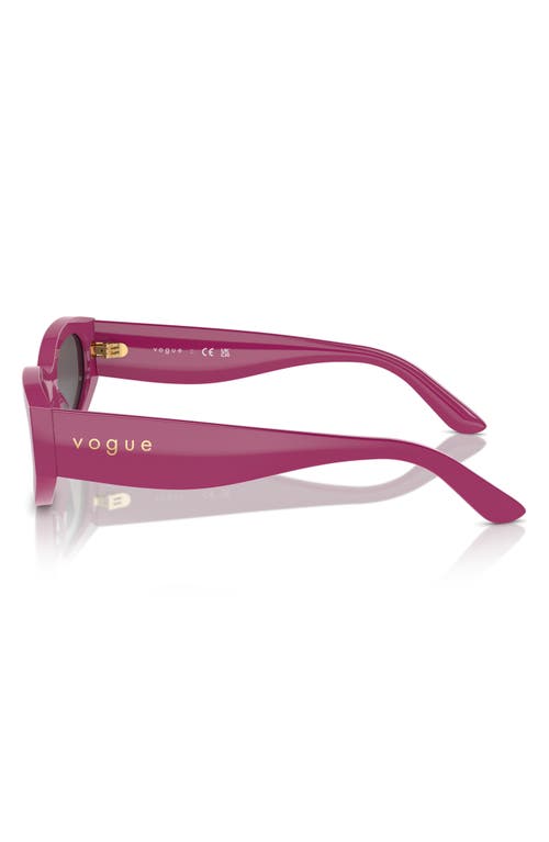 Shop Vogue 54mm Cat Eye Sunglasses In Fuchsia