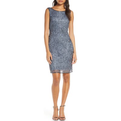 Pisarro Nights Beaded Sheath Dress