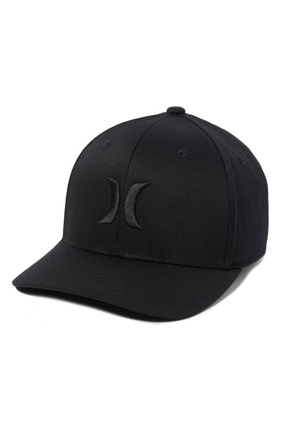 Hurley One And Only Baseball Cap In Black/ Black