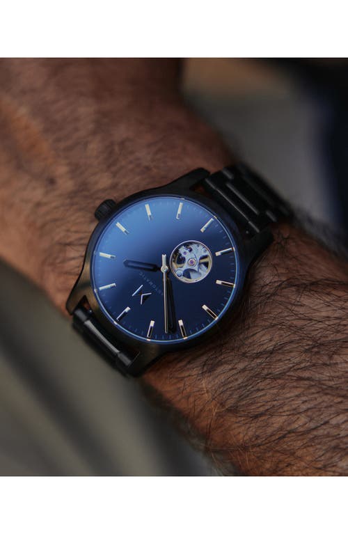 Mvmt Men's Classic Ii Automatic Ionic Plated Black Steel Watch 42mm In Black