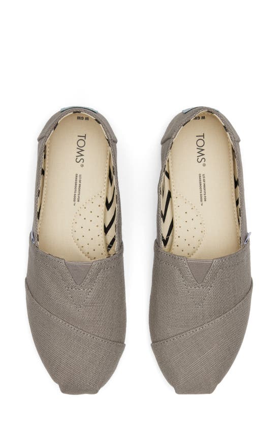 Shop Toms Alpargata Slip-on In Gray