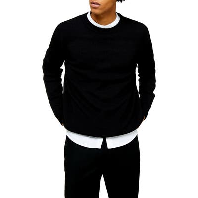 Topman Solid Crewneck Sweater