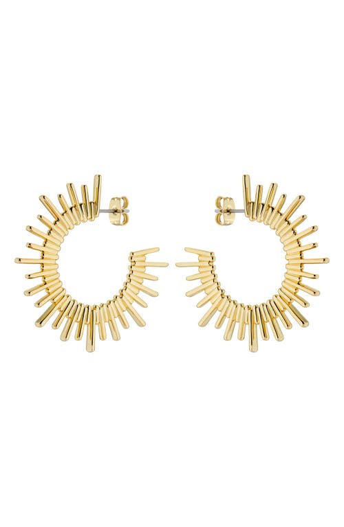 Ted Baker London Sunrria Sunray Large Hoop Earrings in Gold Tone at Nordstrom