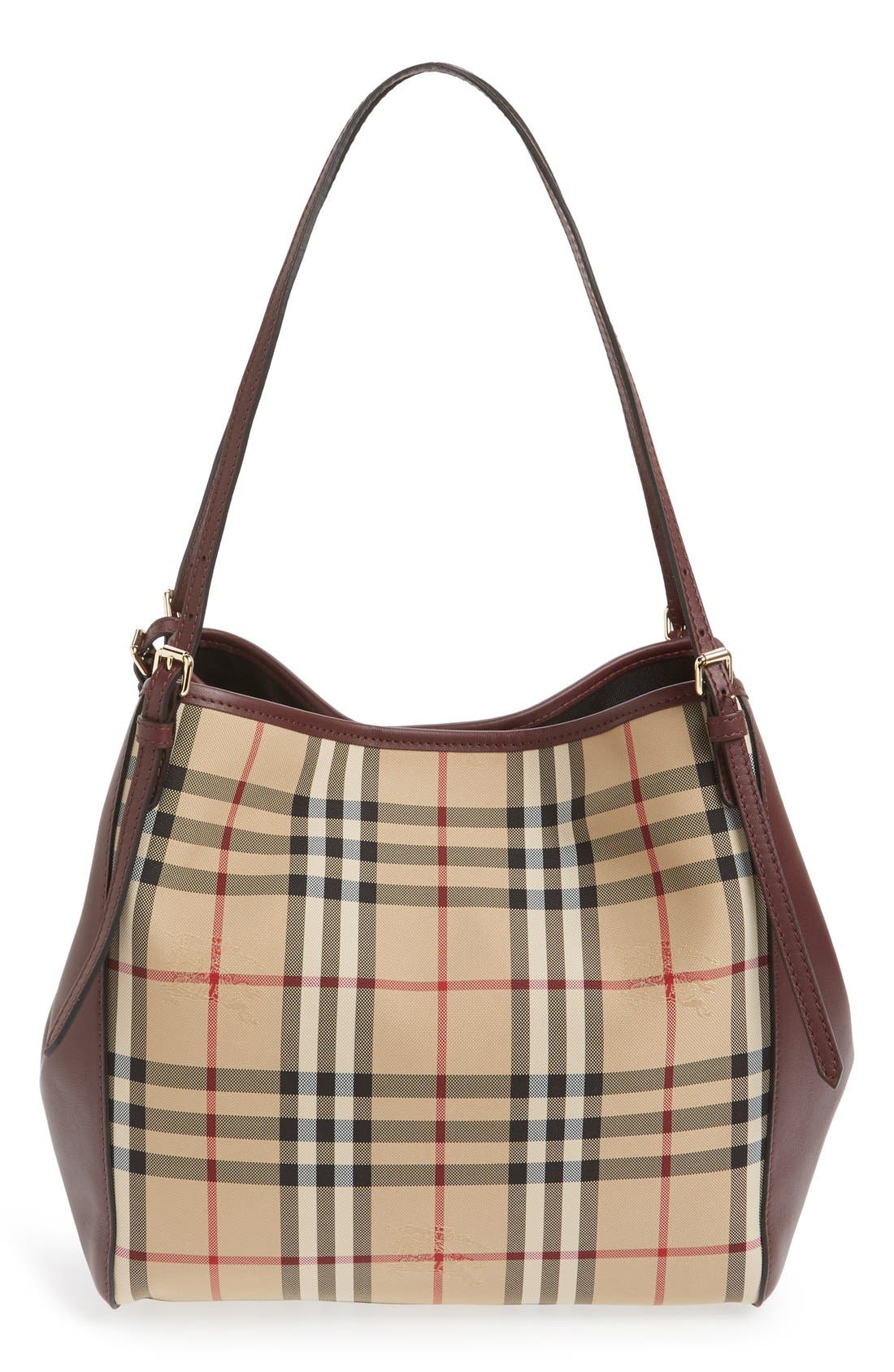 burberry horseferry check small canterbury tote