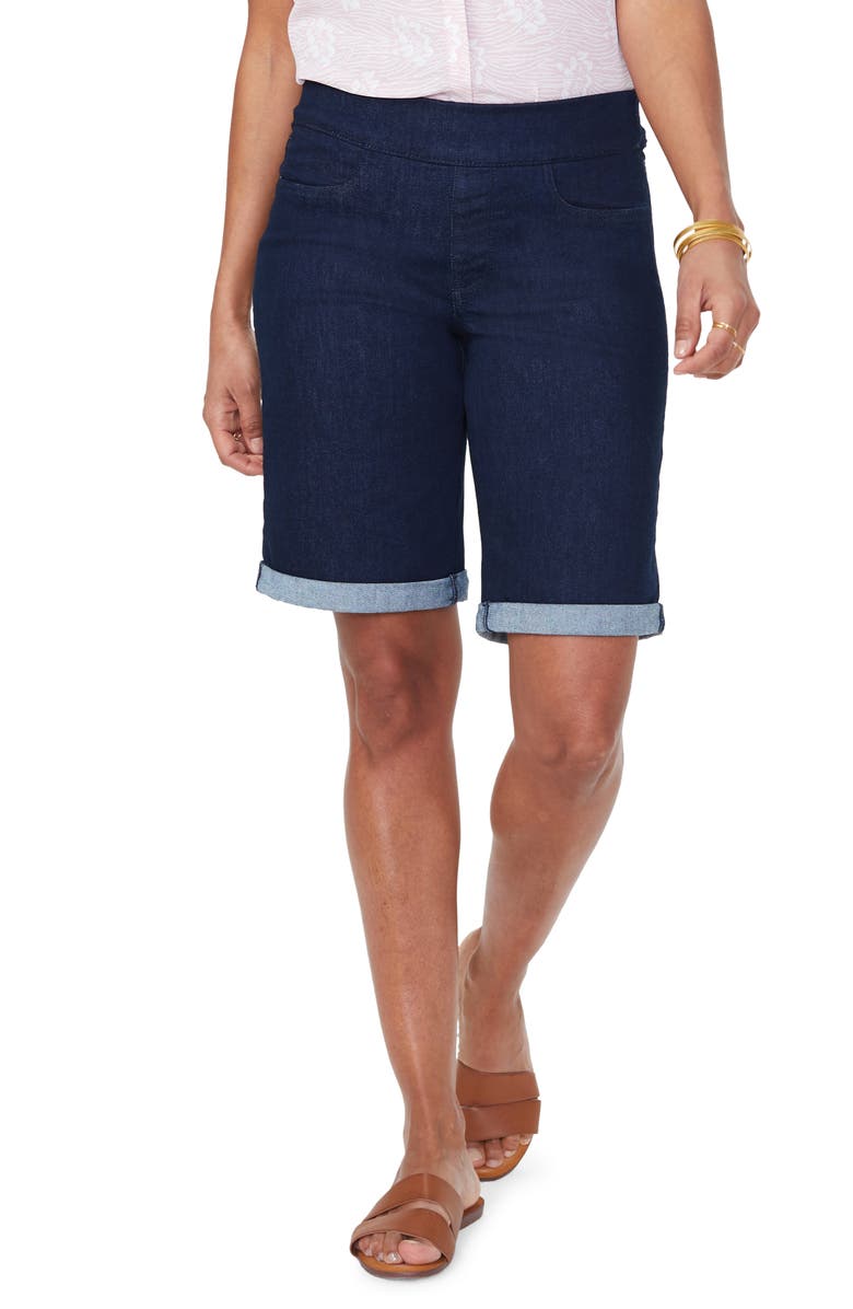 NYDJ Roll Cuff Pull-On Denim Shorts | Nordstrom