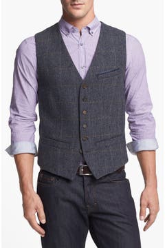 Ted Baker London 'Flavwai' Check Wool Vest | Nordstrom