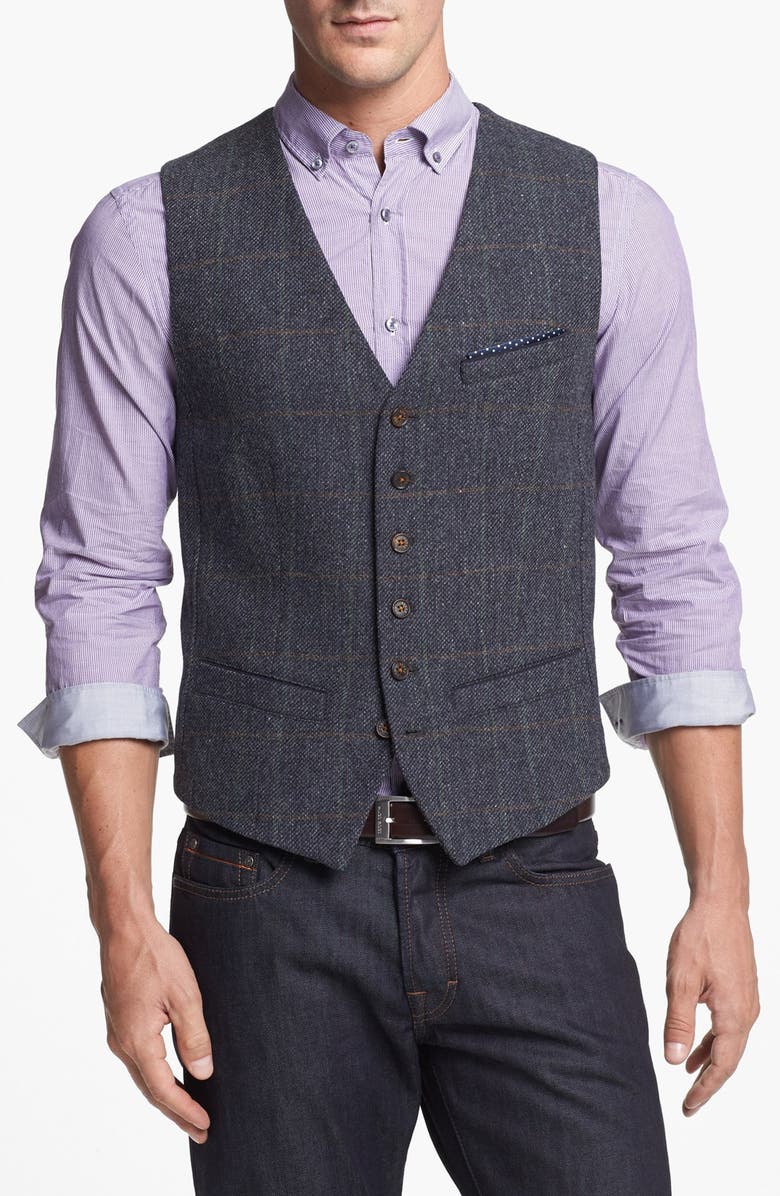 Ted Baker London 'Flavwai' Check Wool Vest | Nordstrom