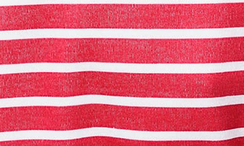 Petite Plume Cotton Fitted Footie In Red