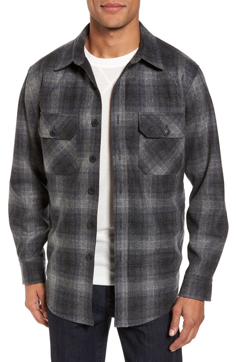 Pendleton Quilted Wool Shirt Jacket | Nordstrom