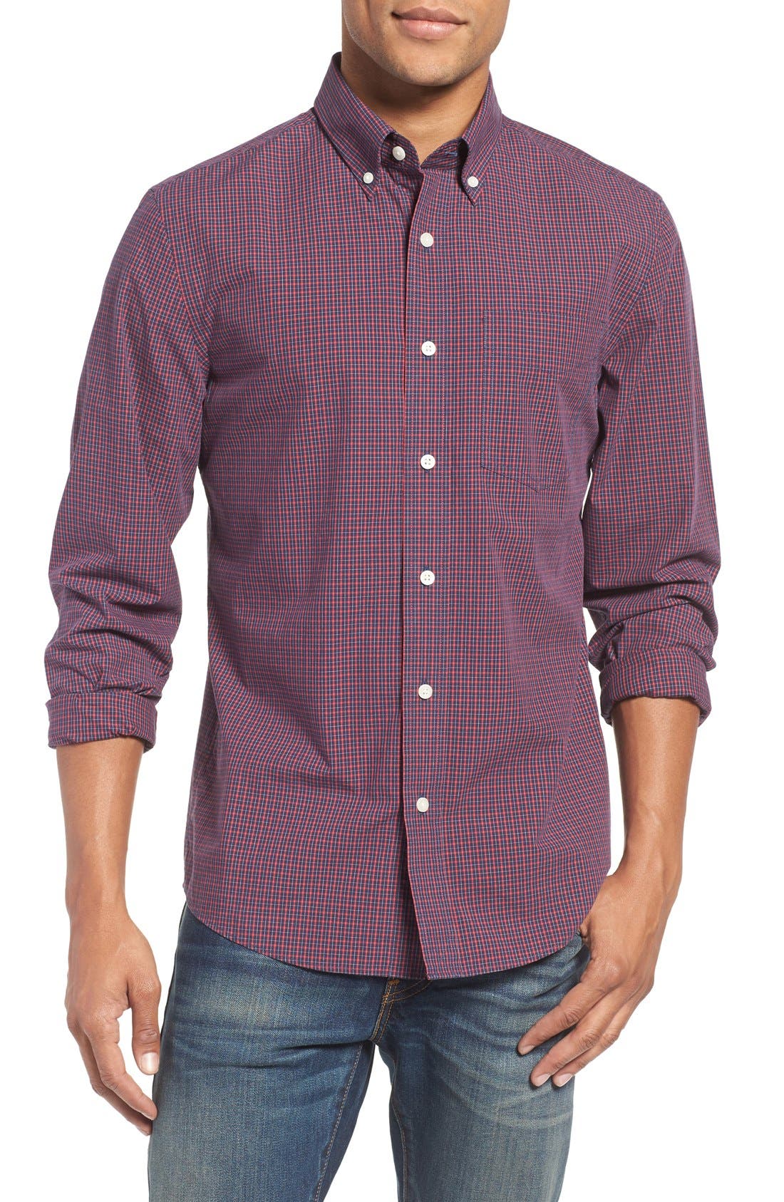 Jack Spade 'Palmer' Trim Fit Plaid Sport Shirt Nordstrom