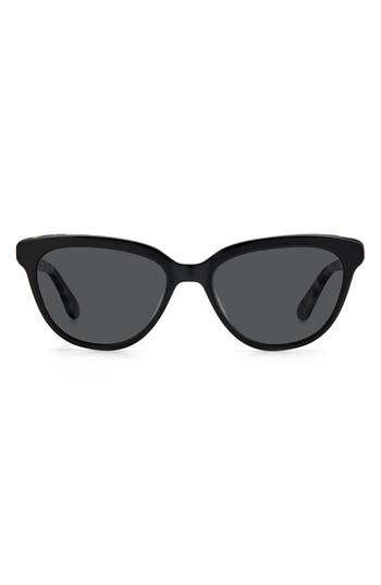 Kate Spade New York Cayennes 54mm Cat Eye Sunglasses In Black