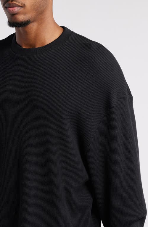 Shop Elwood Outlander Thermal Long Sleeve T-shirt In Coal