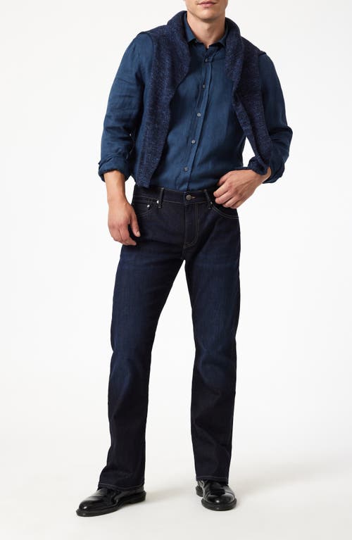 Mavi Jeans Josh Bootcut Jeans In Rinse Brushed Williamsburg