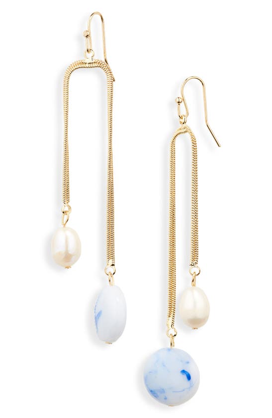 Shop Nordstrom Mobile Drop Earrings In White- Blue- Gold