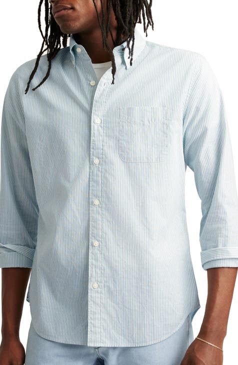 Everyday Slim Fit Stripe Stretch Cotton Button-Down Shirt