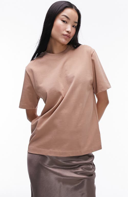 Topshop Relaxed Fit T-Shirt Nude at Nordstrom,