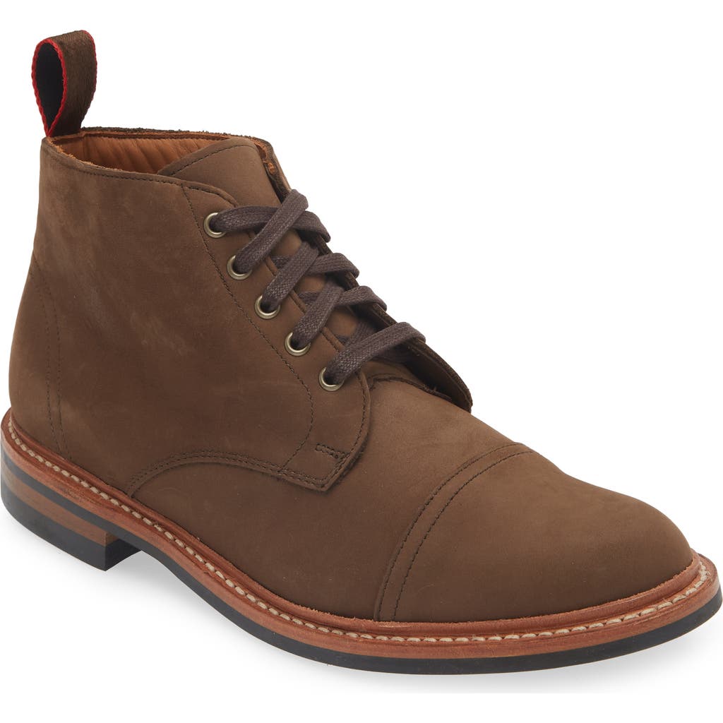 Allen Edmonds Patton Boot In Brown Suede
