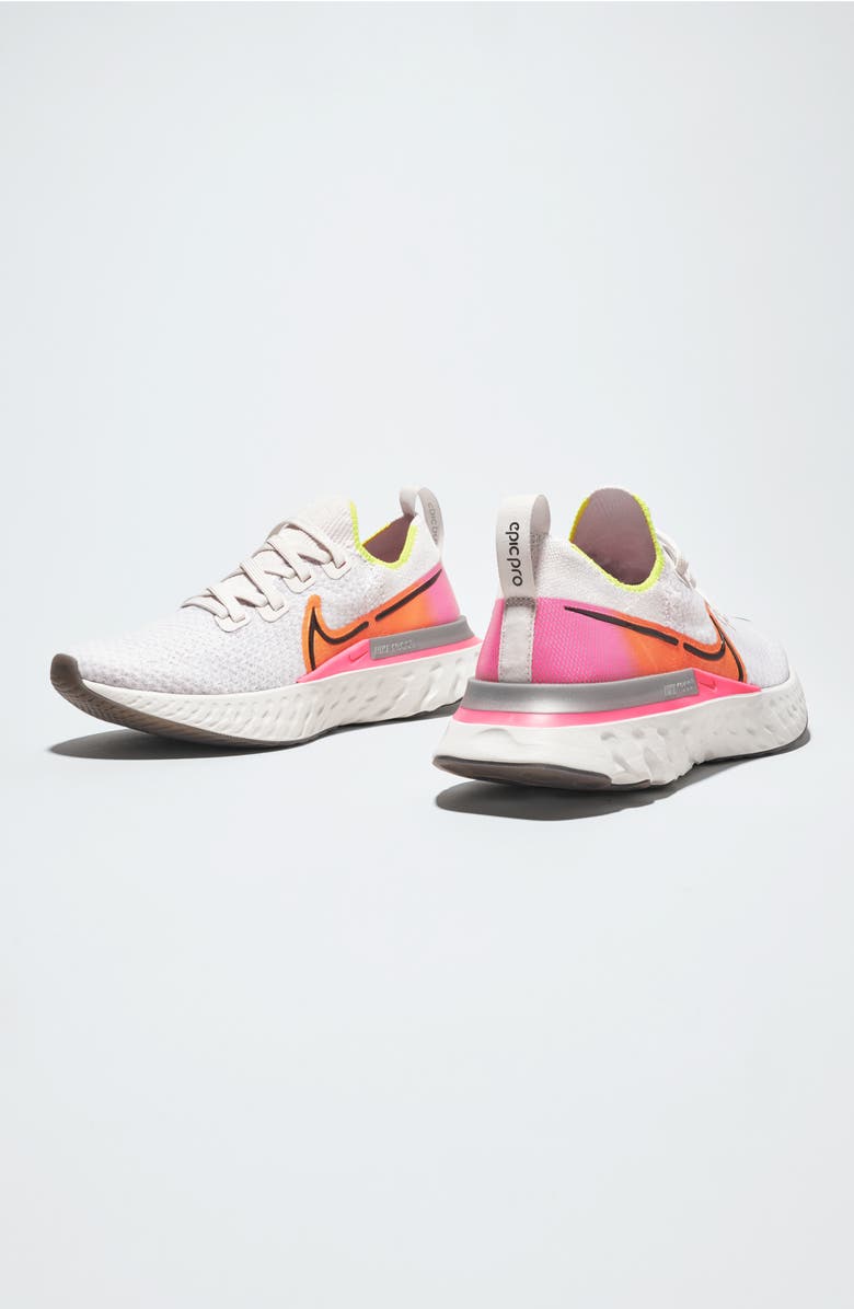 Nike React Infinity Run Flyknit Running Shoe, Alternate, color, 