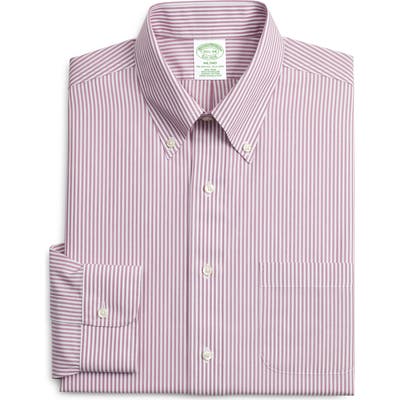 Brooks Brothers Milano Slim Fit Stripe Dress Shirt (3 For $207)