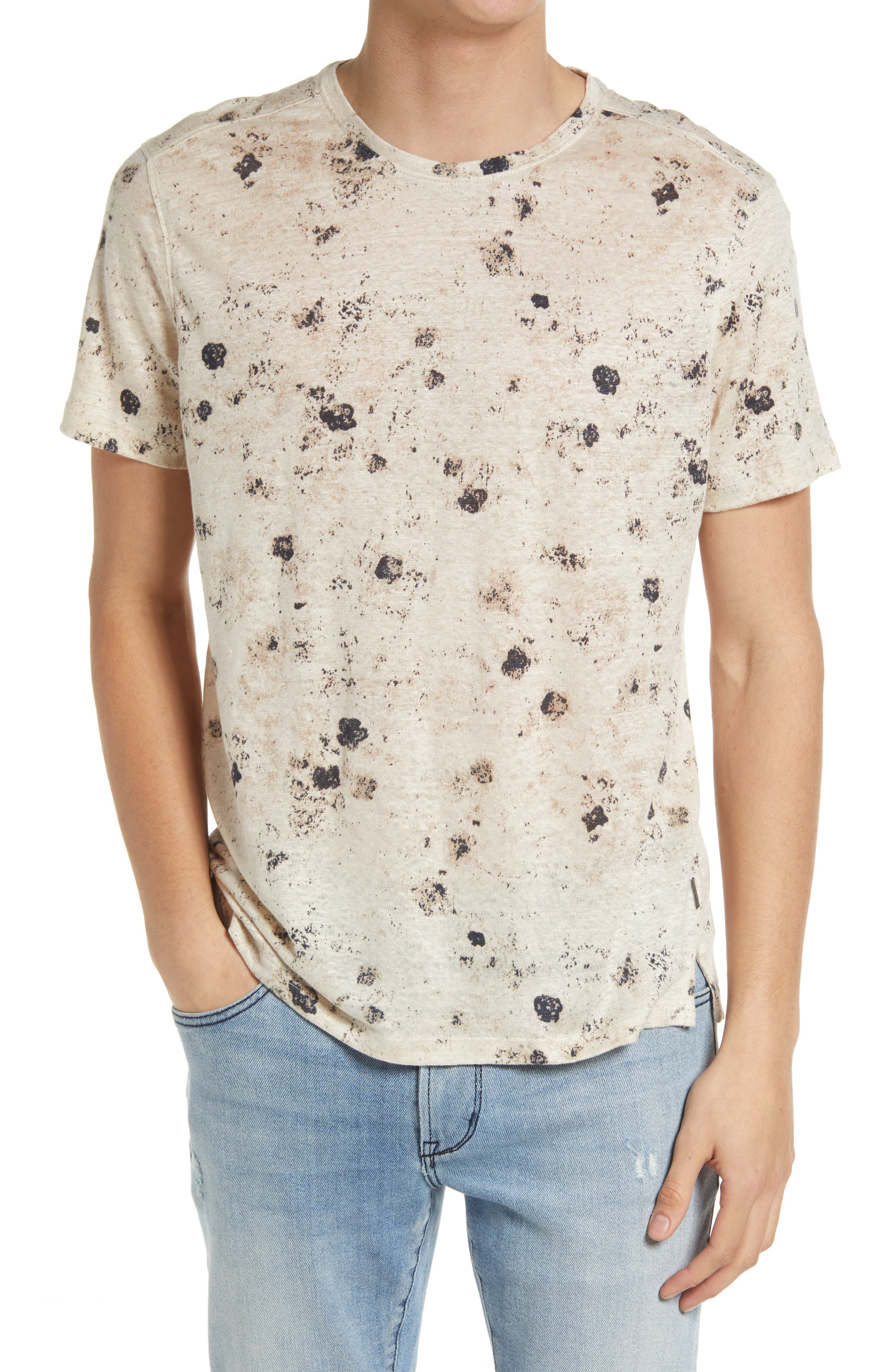John Varvatos Wheaton Linen T-Shirt 