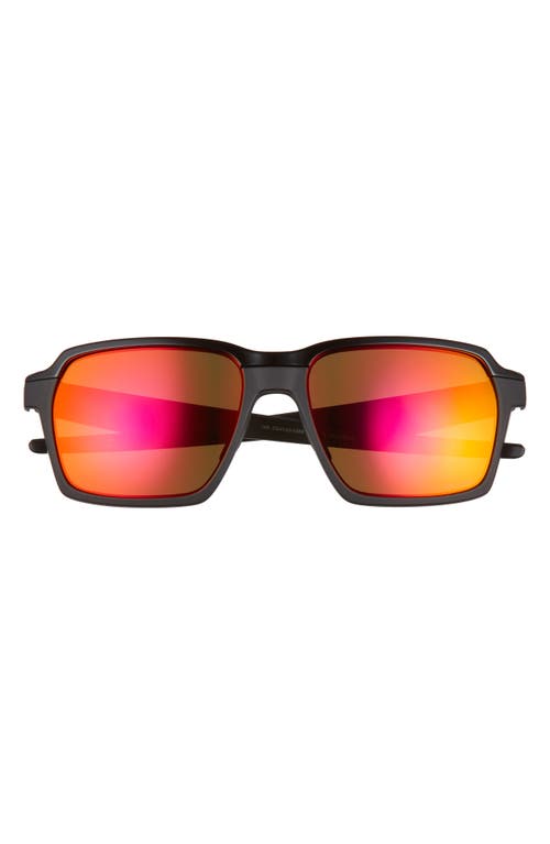 Oakley 58mm Rectangle Sunglasses In Orange