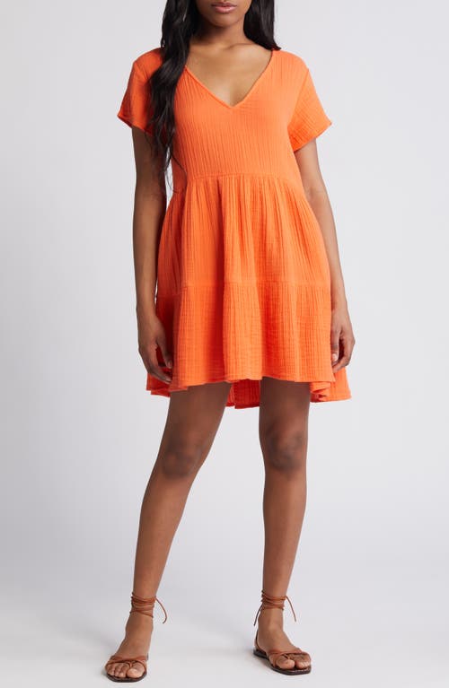 Surf Dress in Bright Orange