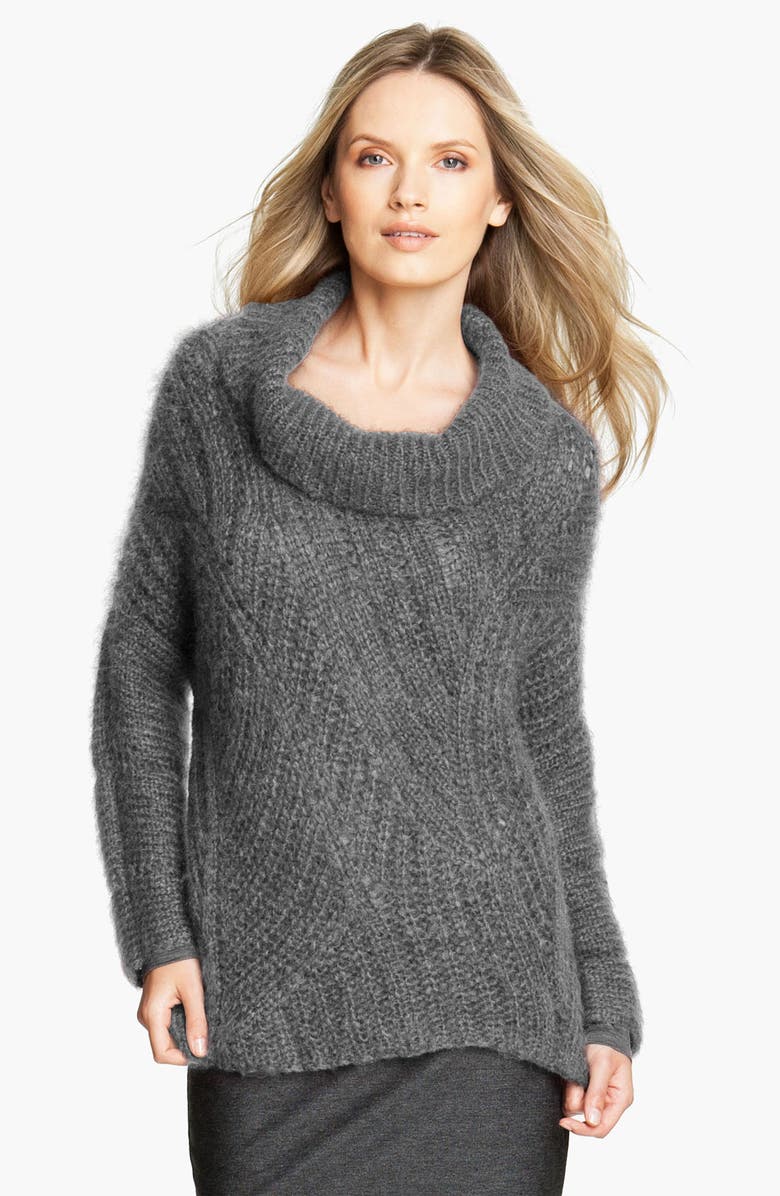 Eileen Fisher Funnel Neck Mohair Blend Sweater | Nordstrom