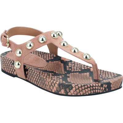 Marc Fisher Ltd Indie Studded Sandal, Pink