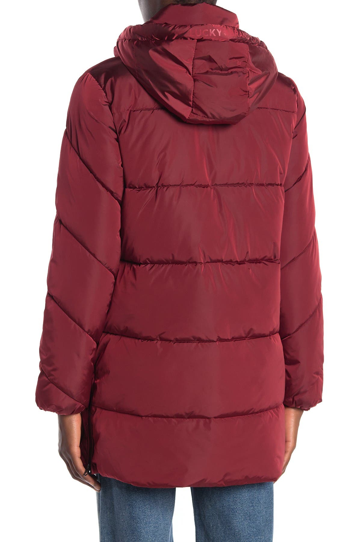 lucky brand hooded utility jacket