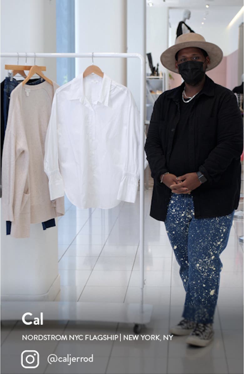 Monica Long Sleeve Cotton Blouse, sales video thumbnail