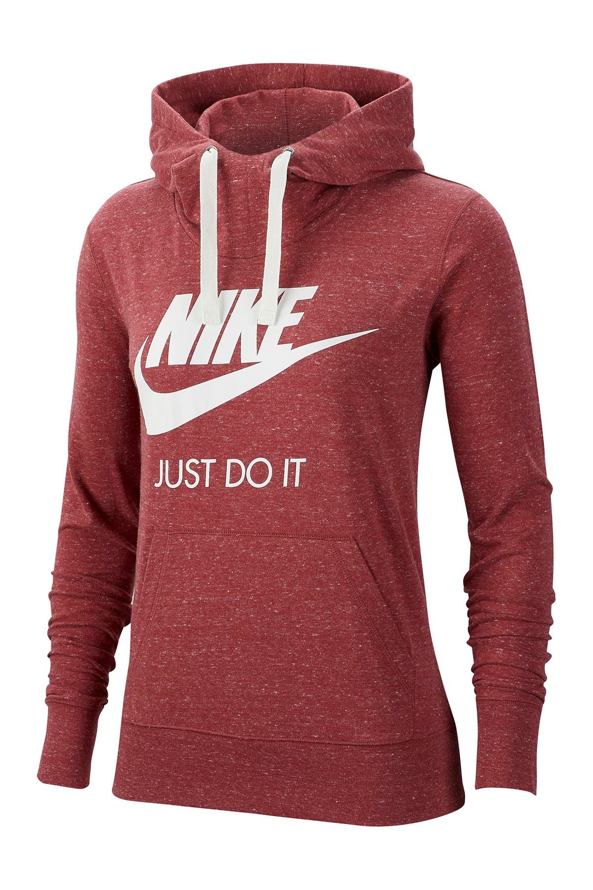 nike vintage front logo pullover hoodie