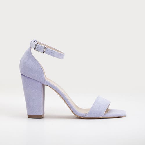 Forever & Always Shoes Women's Pink / Purple Jess - Lilac Suede Sandals In Lilac