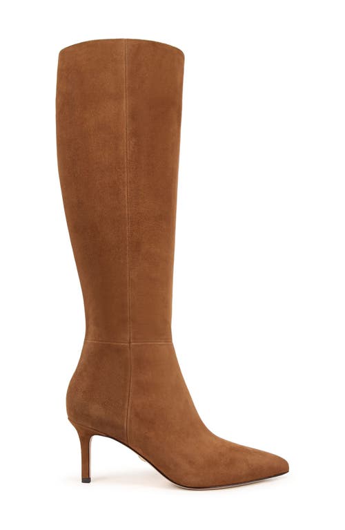 Shop Veronica Beard Lisa Knee High Boot In Chestnut