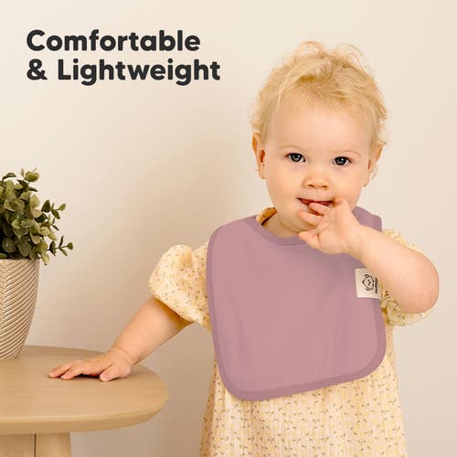 Keababies 8-pack Coast Drool Bibs In Mauve