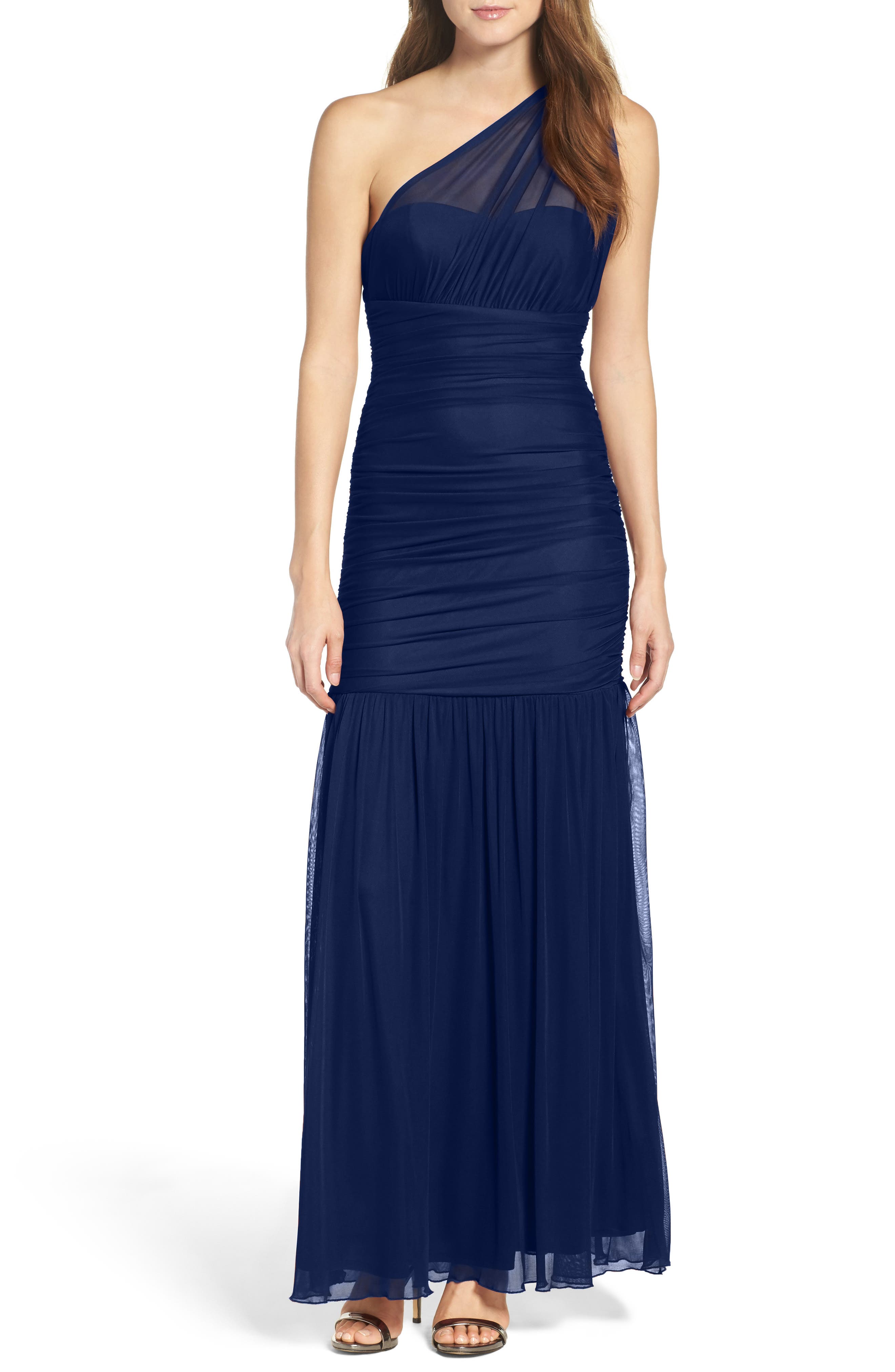 Lulus OneShoulder Chiffon Gown Nordstrom