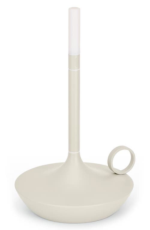 Wick By Graypants Wick Short Rechargeable Table Light In Mist Gray