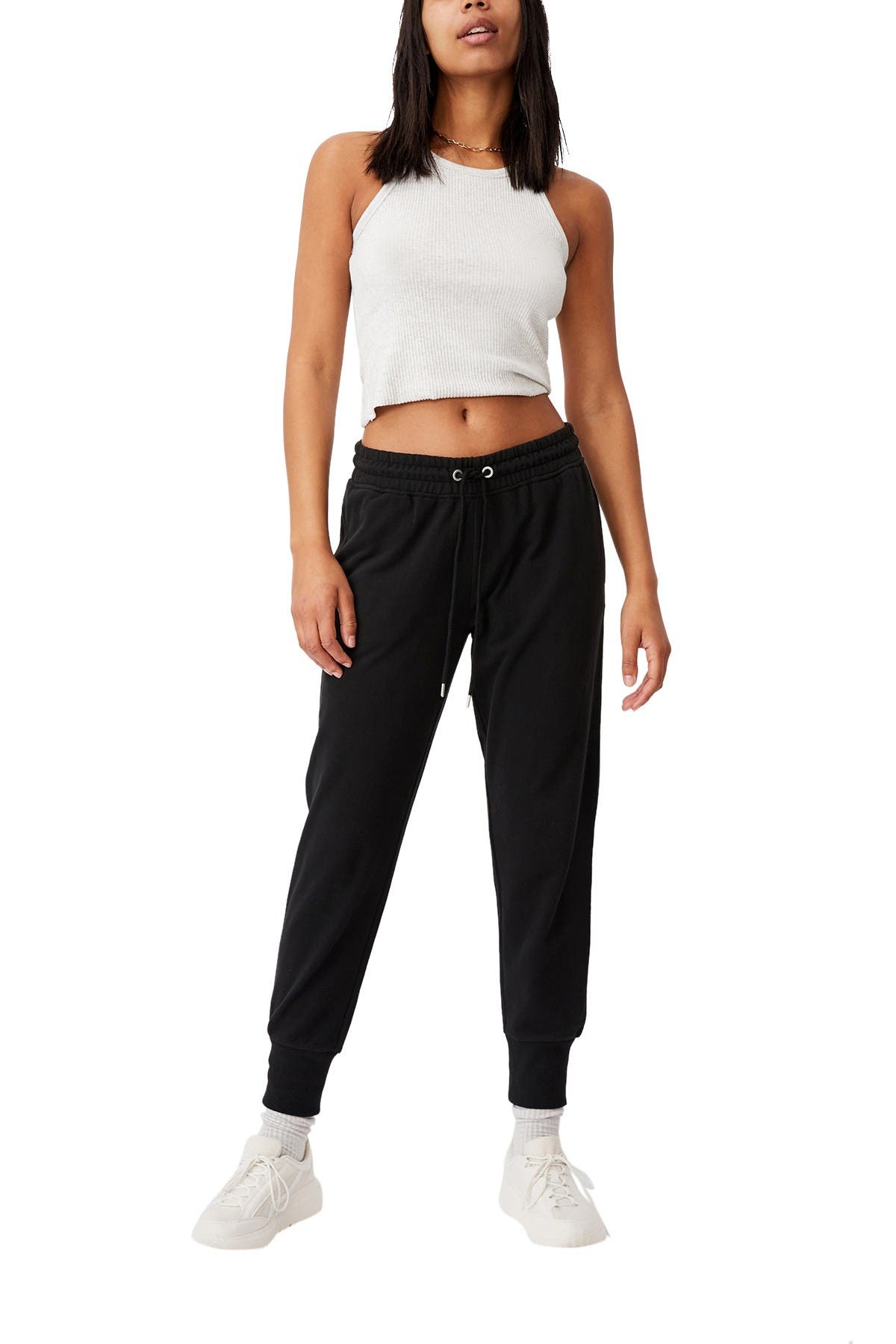 cotton on high waisted track pants