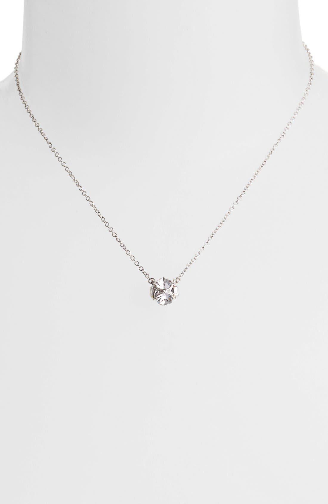 kate spade new york 'lady marmalade' mini ball pendant necklace Nordstrom