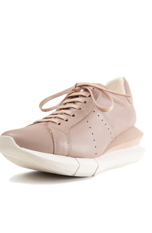 Shop Paloma Barceló Paloma Barcelo Alenzon Wedge Sneaker In Med. Purple/mauve