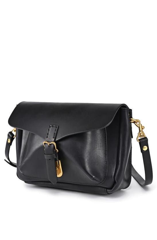 Old Trend Isla Leather Crossbody Bag In Black | ModeSens