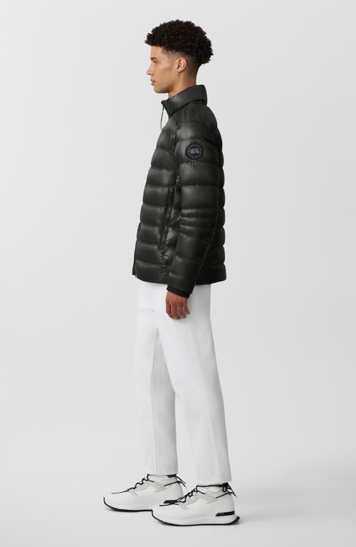 Canada Goose Crofton Water Repellent Packable Quilted 750 Fill Power Down Jacket In Volcano