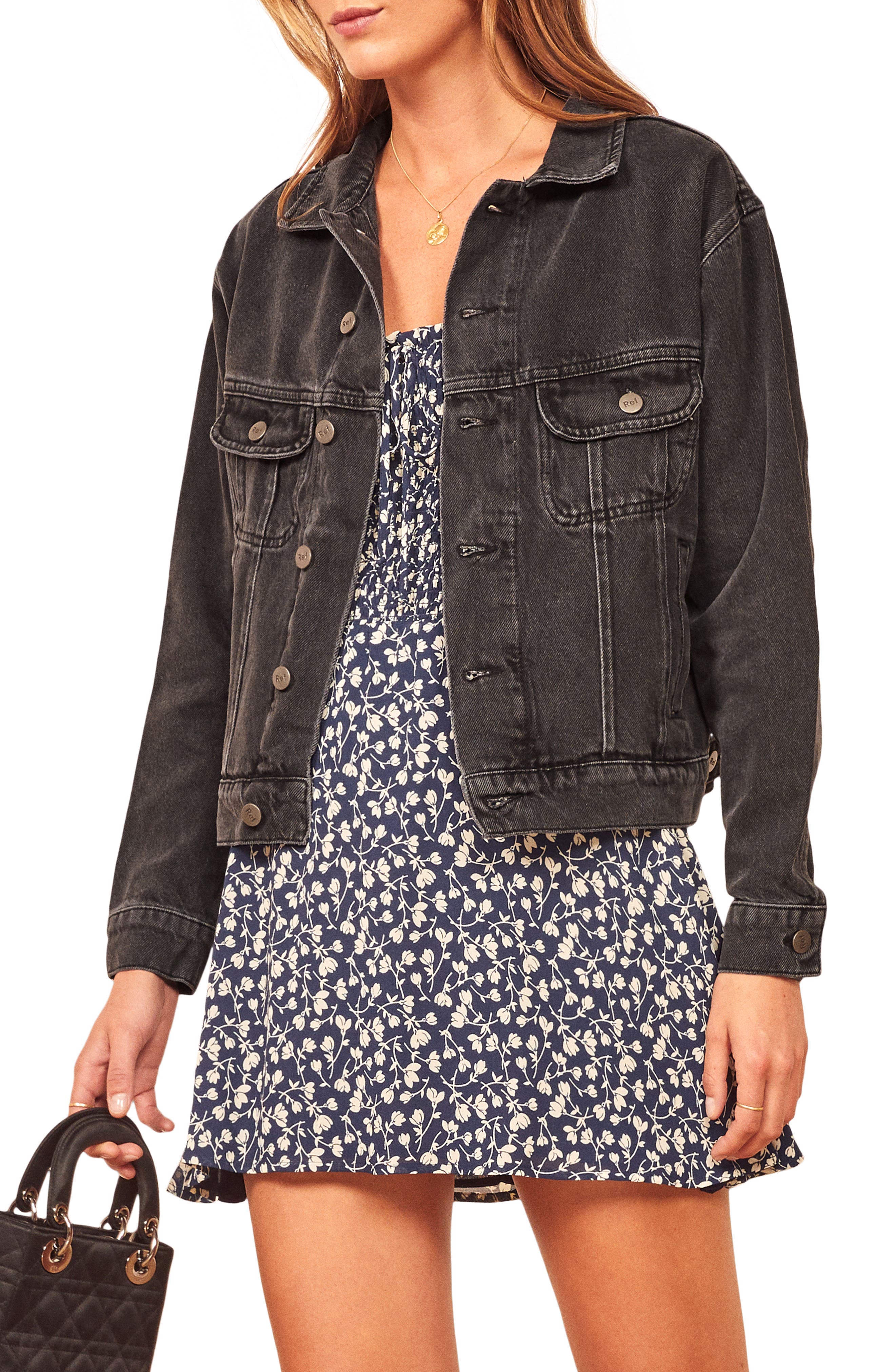 reformation jean jacket