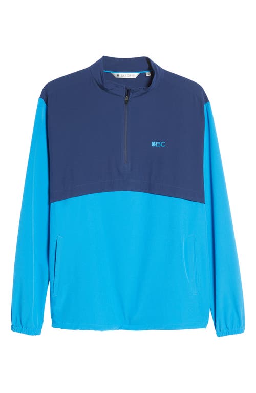 Black Clover Quarter Jack Half Zip Pullover In Delirium/navy