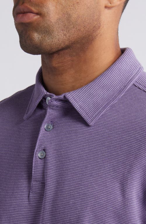 ROBERT BARAKETT ROBERT BARAKETT CLOVERDALE WAFFLE KNIT POLO 