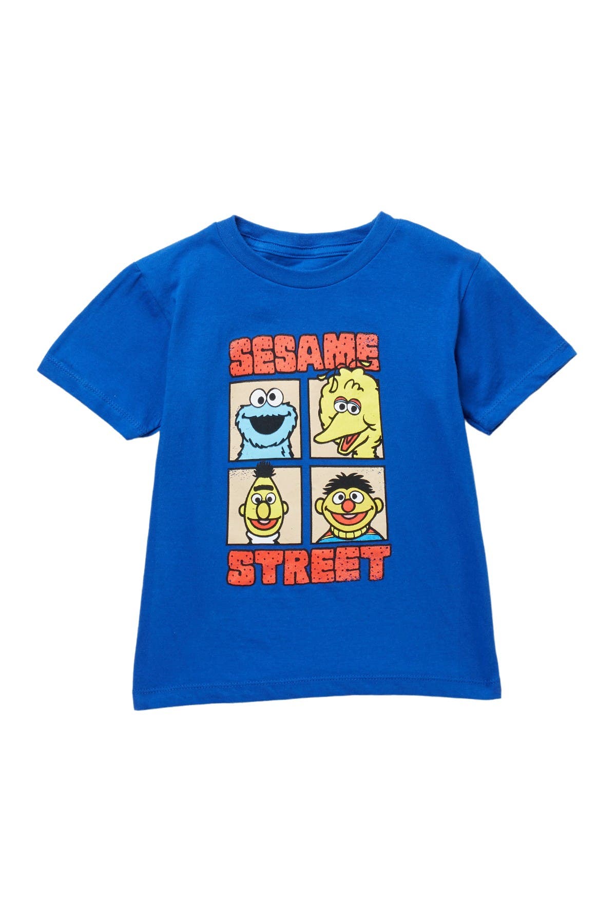 Mighty Fine Kids' Sesame Bunch Tee In Royal
