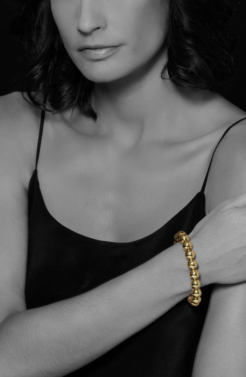 Lagos Caviar Gold Collection 18k Gold Beaded Bracelet, 12mm In Gold