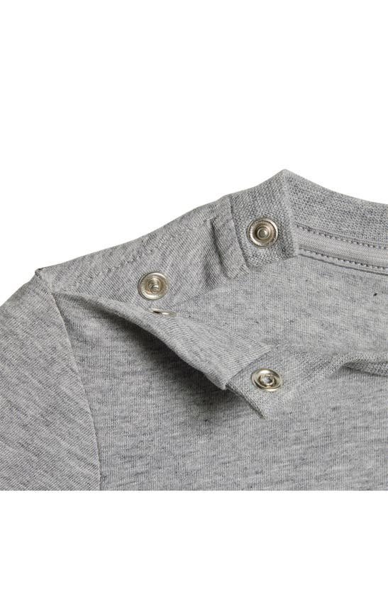 Shop Adidas Originals Vrct Lifestyle Graphic T-shirt & Shorts Set In Medium Grey Heather/ Green