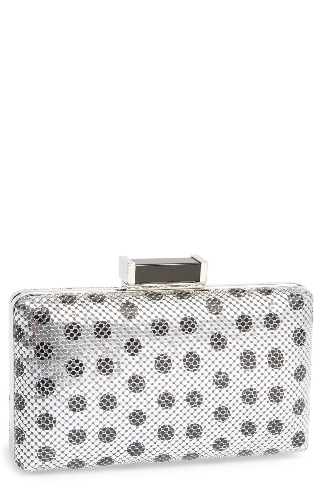 Jessica McClintock Polka Dot Mesh Clutch Nordstrom