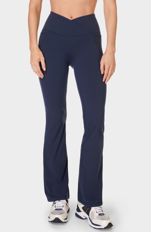 Sweaty Betty Power Bootcut Leggings in Navy Blue 