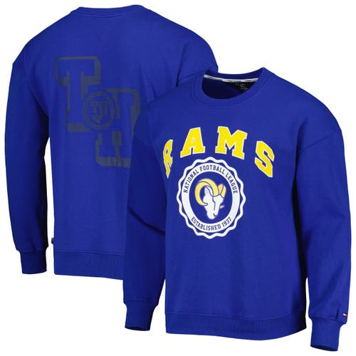 Men's Tommy Hilfiger Royal Los Angeles Rams Ronald Crew Sweatshirt